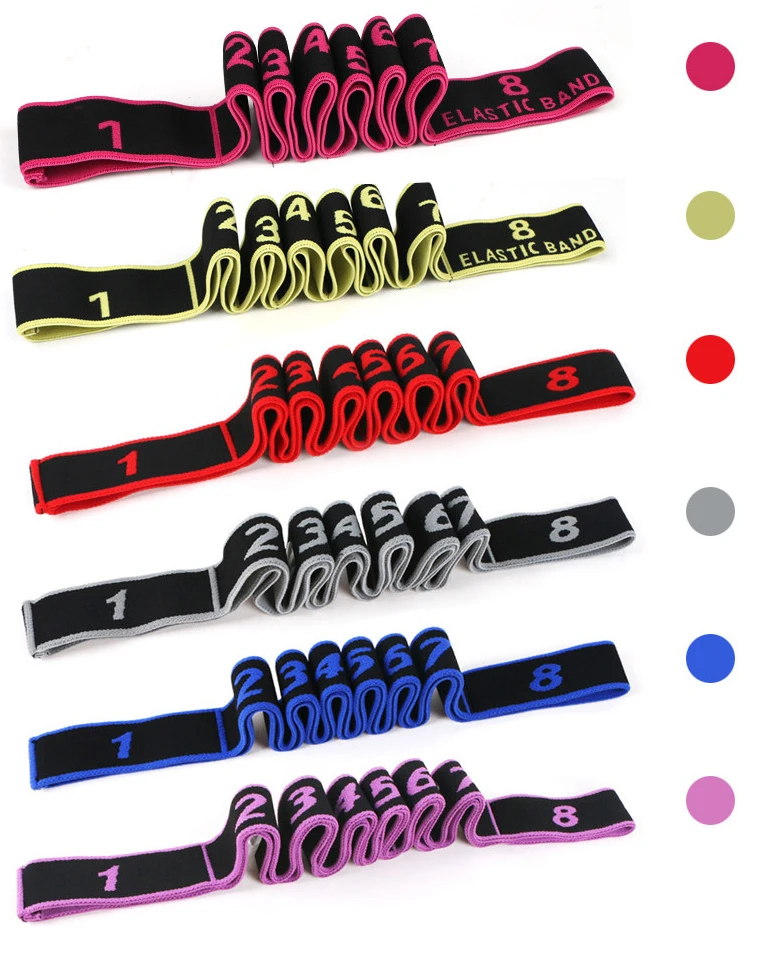 

Sport Elastic belt Latin ballet exercise band Dance bandage Yoga segmental digital stretch band