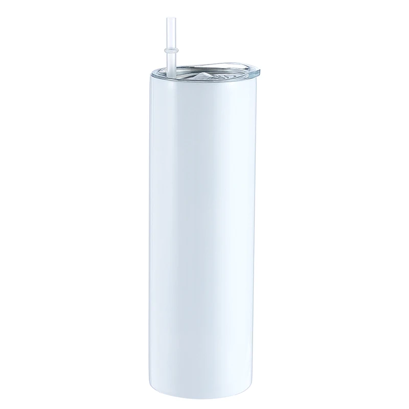 

15oz 20oz 30oz Stainless Steel Sublimation Blank Straight Skinny Tumbler With straw blank-sublimation-tumbler