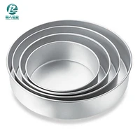 

Set 5 pcs Aluminium Round Shaped Cake Pan Tin Muffin Chocolate Mold Baking