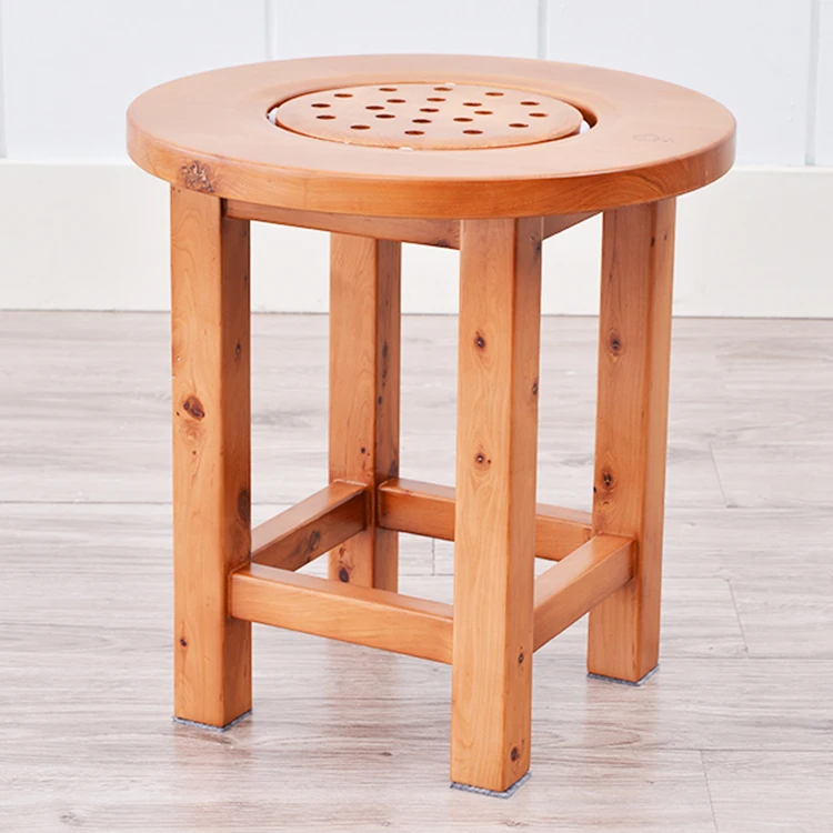 

Yoni Steam Stool Cedar wood Yoni Steamer Vagina Steam Chair domestic business use, Natural