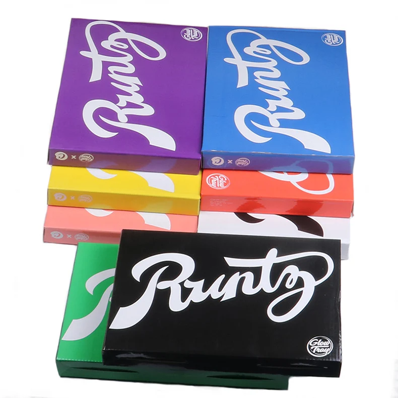 

Wholesales Custom glowing tray LED Rolling Tray Plastic light up tray smoking accessories