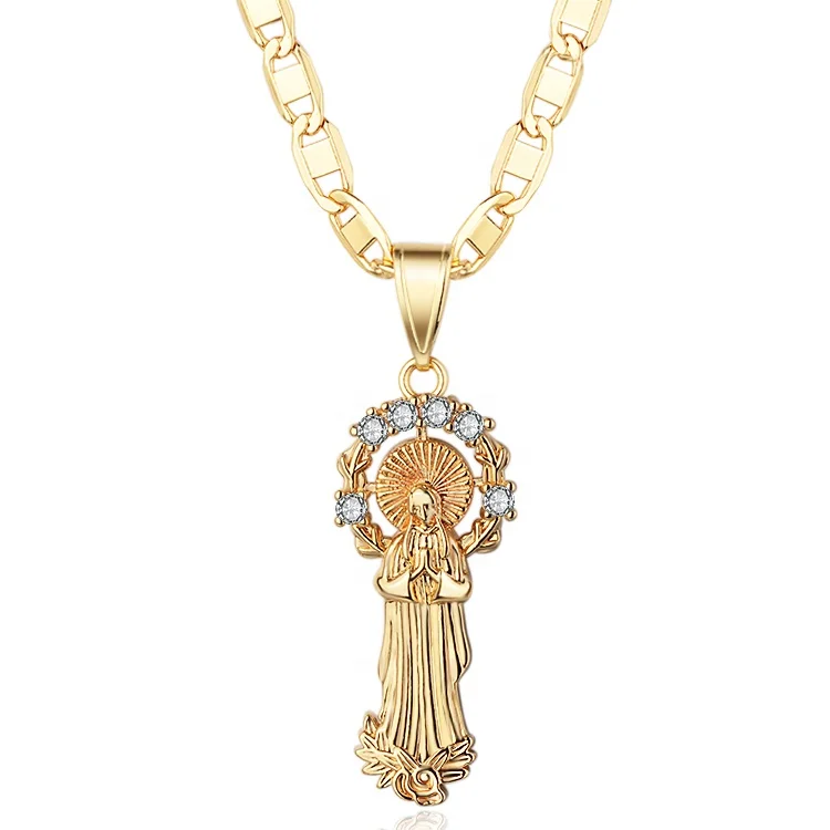 

Modern New Gift Items New Arrival 18K Muslim Religious Gold Pendent Gold Chain 10K Pendants