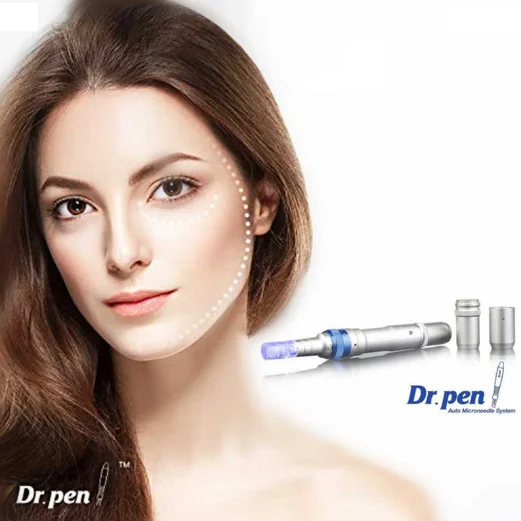 

Dr Pen Ultima A6 Microneedle Derma Pen Electric Wireless Professional Skincare Kit with 12pin Cartridges, Silver