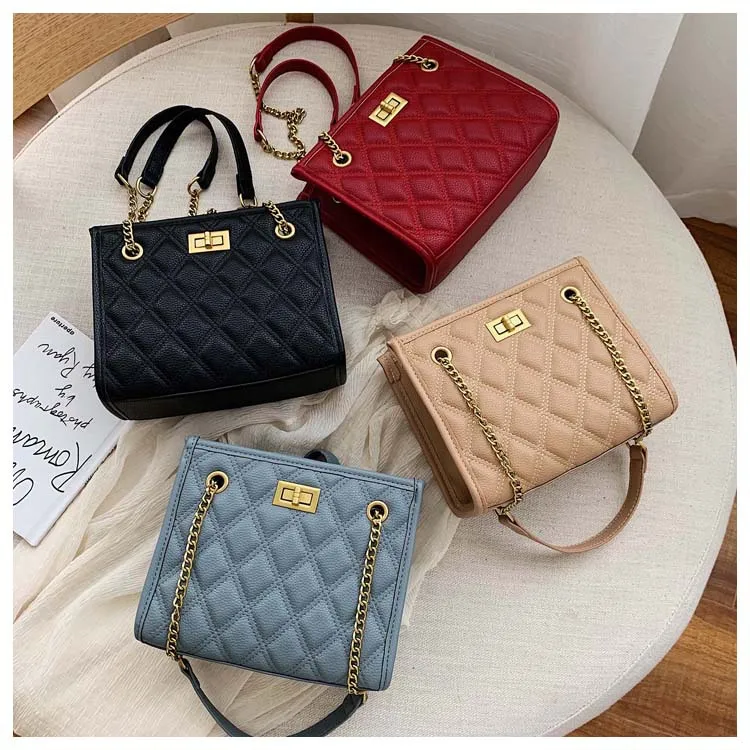 

RTS Luxury Fashion Women Hand Bags Ladies Designer Tote Bag Chain Shoulder Purses And Handbags For Women