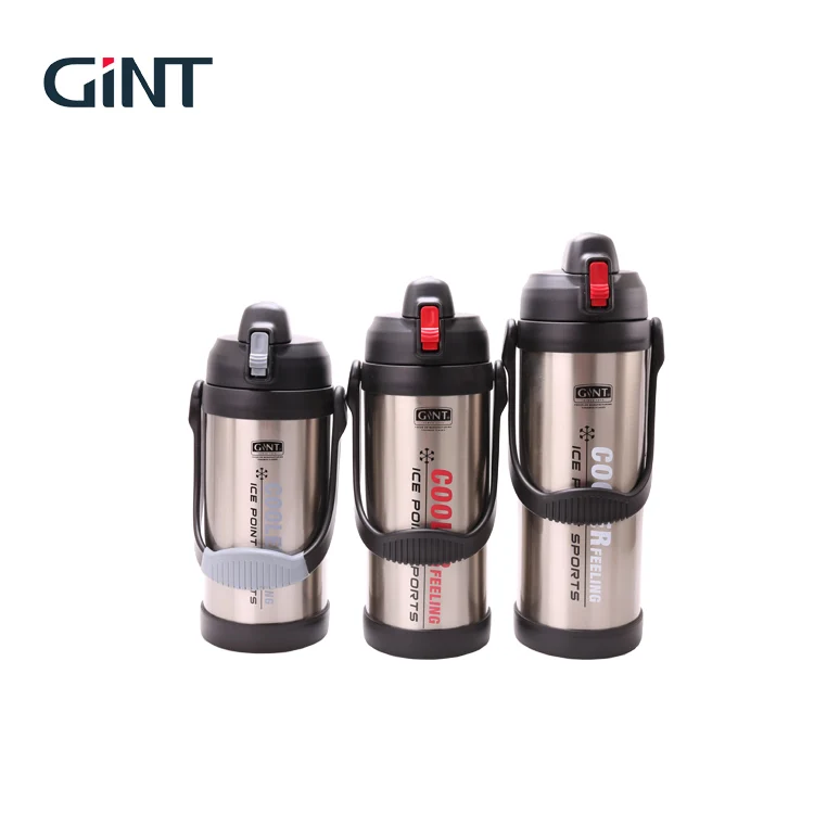 

GiNT 1.8L Wholesale Good Quality Stainless Steel Insulated Water Bottle Handgrip Vacuum Flask with Lid, Customized colors acceptable