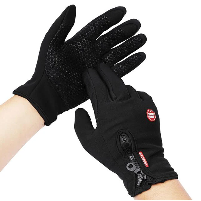 

Outdoor Riding Climbing Skiing Windproof Waterproof mitten Touch Screen Full Finger sports mitten Bike mitten