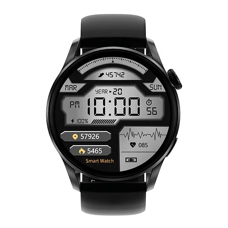

BT Call Wireless Charging Smart Watch Round Rotary Button Blood Oxygen Heart Rate DT3 Smart Watch