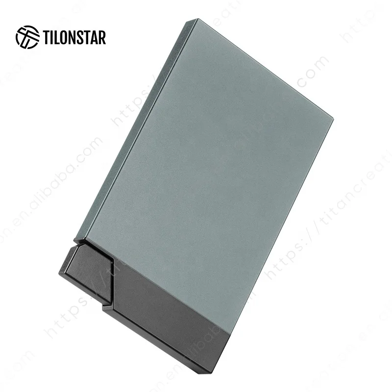 

TILONSTAR New Style Billetera Rfid Wallet Man Cartera Hombre Minimalist Wallet Aluminum Pop Up Card Holder Wallet