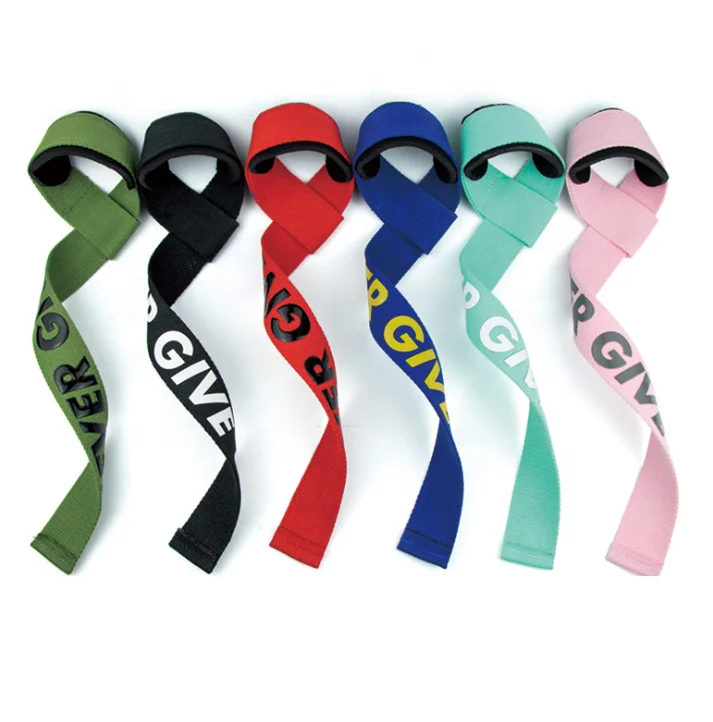 

Non Slip polyester Gym Training custom Wrist straps For Weight Lifting, As the picture show