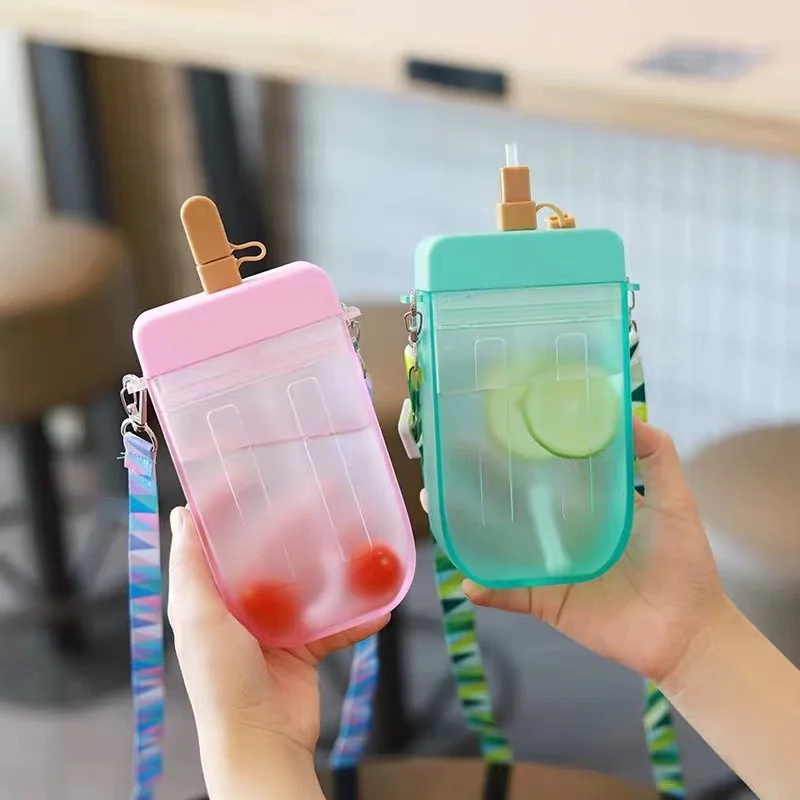 

Ice Cream Drink Cup Purse Water Bottle Drinking Cup Purses with Straw Handbag Cup Women Crossbody Bag Cute Popsicle Drink Purse, Blue, yellow, pink, purple or customized