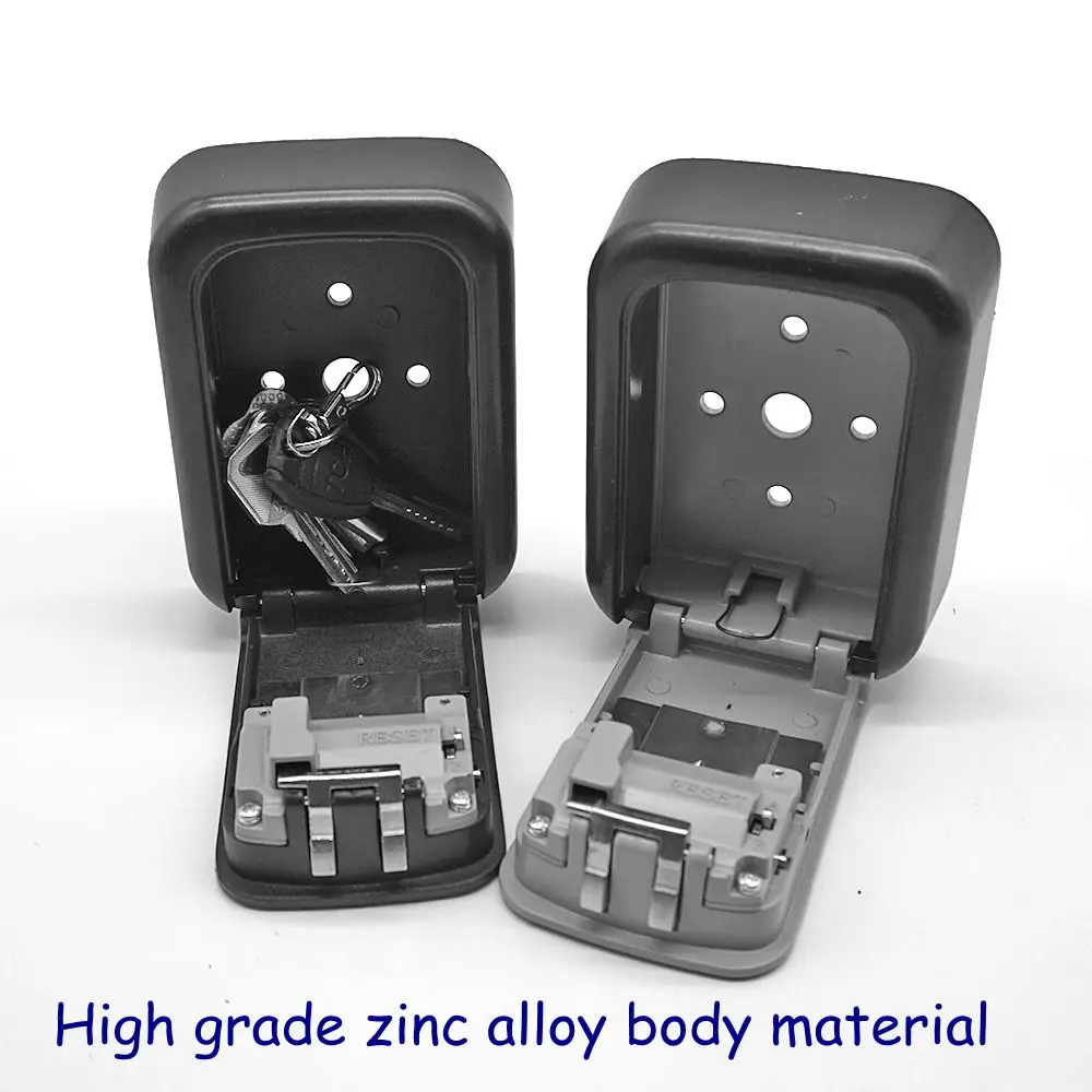 4digit Combination Code Wall Mounted Key Storage Lock Box For House