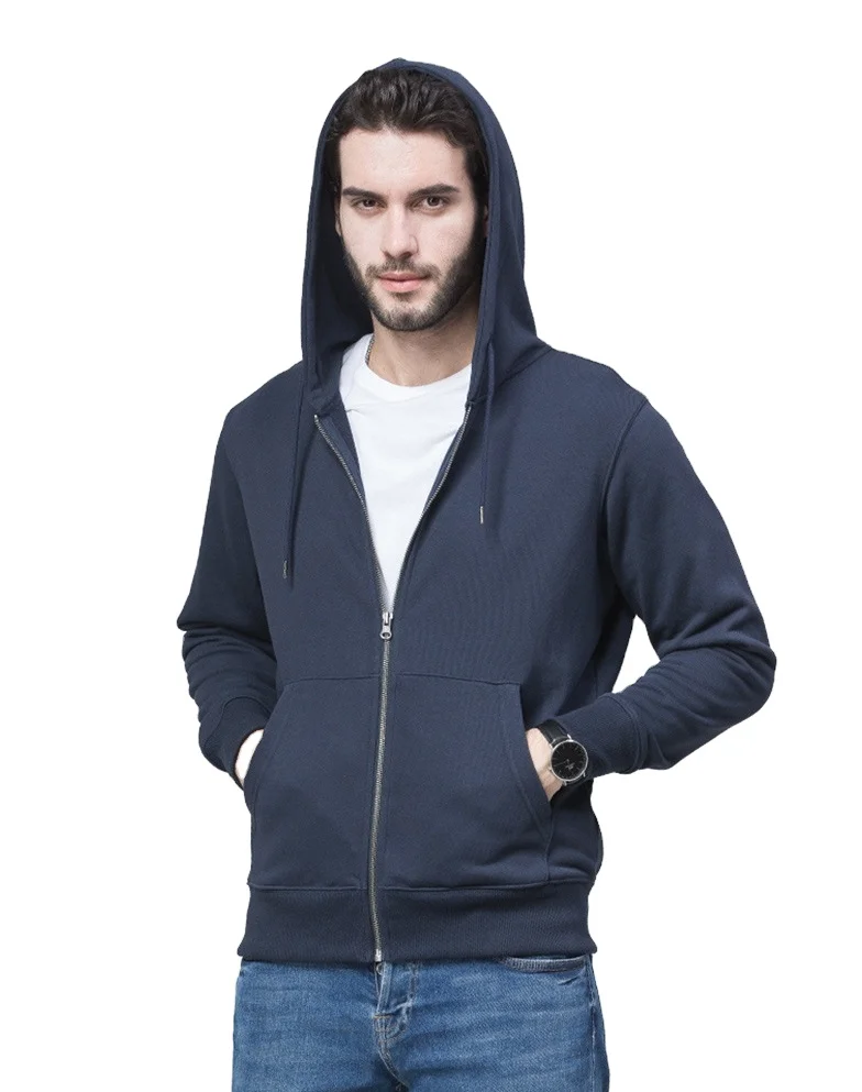 

Ready To Ship Men's Jogging Sports Wear Zipper Jacket Workout Cotton Casual Hoodies Gym Fitness Training Clothes