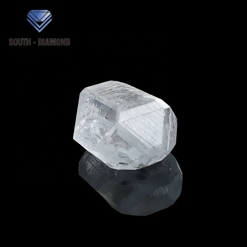 

4CT Synthetic lab grown diamond white VVS artificial diamond hpht cultured rough diamond