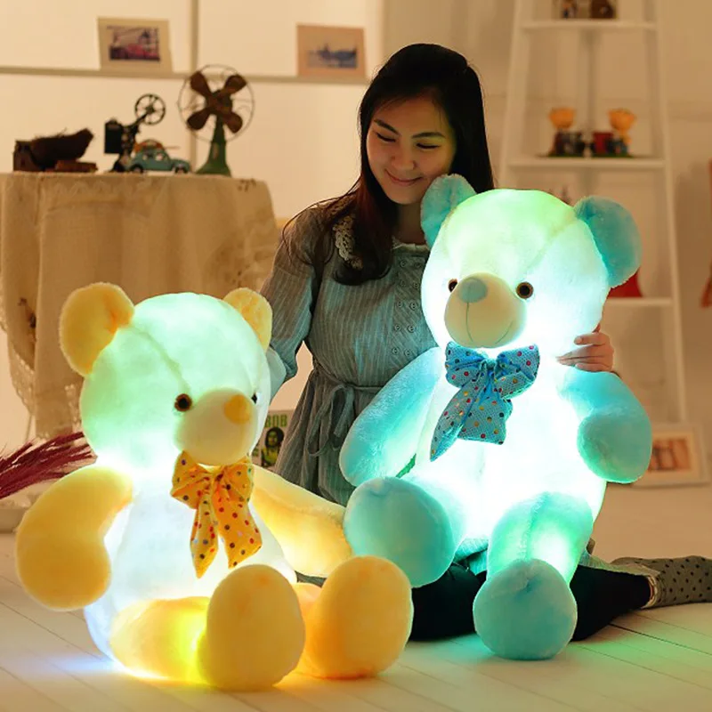 

Led Teddy Bear 50cm LED Plush Teddy Bears Stuffed Animals Plush Toy Colorful Glowing Gift for Kids
