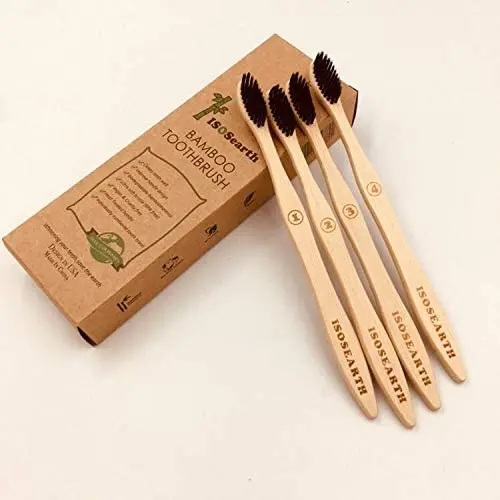 

Free Sample Custom Wholesale Biodegradable Eco Friendly Black Soft Bamboo Tooth Brush Charcoal Bambo Bambu Bamboo Toothbrush