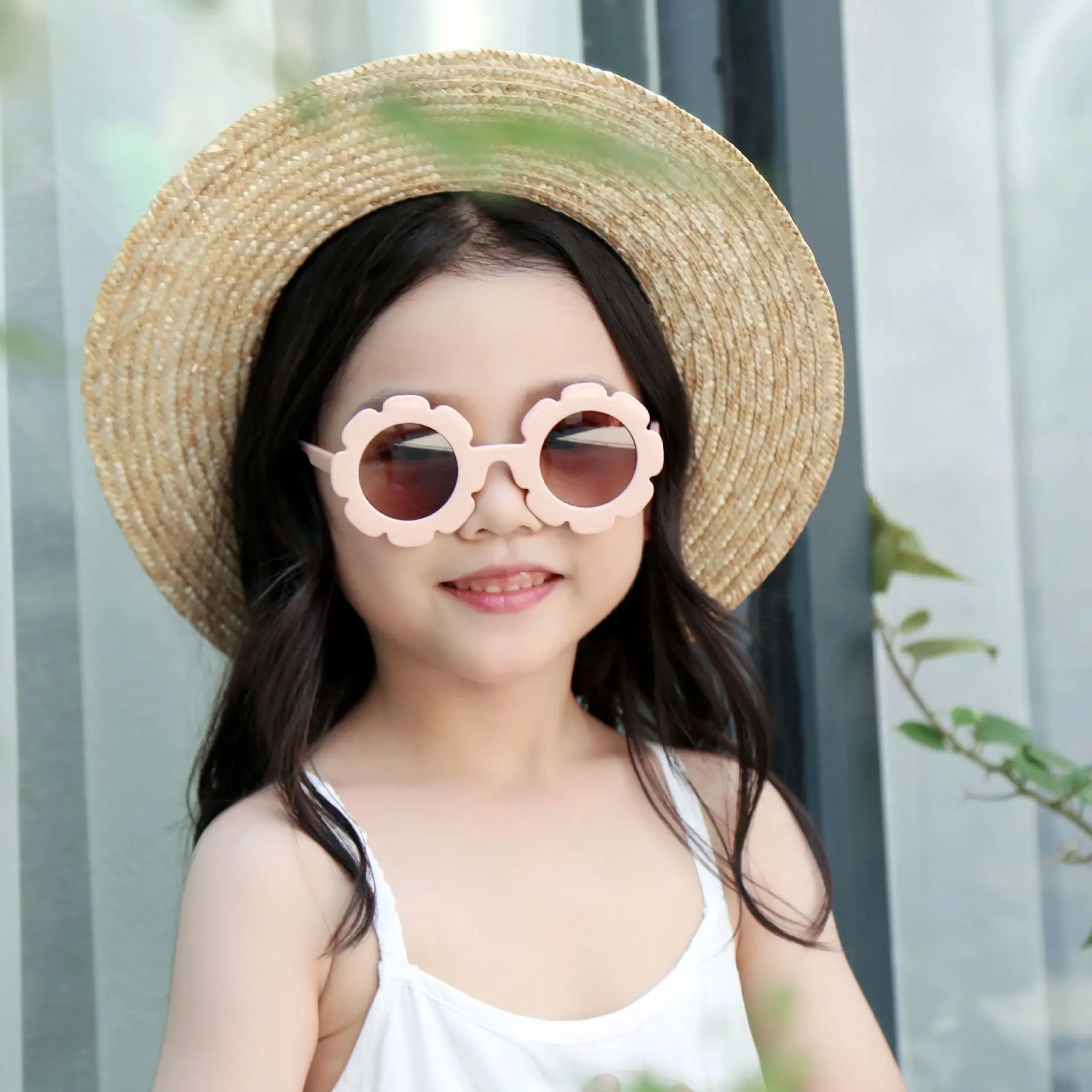 

SKYWAY Sun Flower Kids Sunglasses Boys Girls Round Uv400 Glasses Sunglasses Children Lovely Baby Sun Glasses
