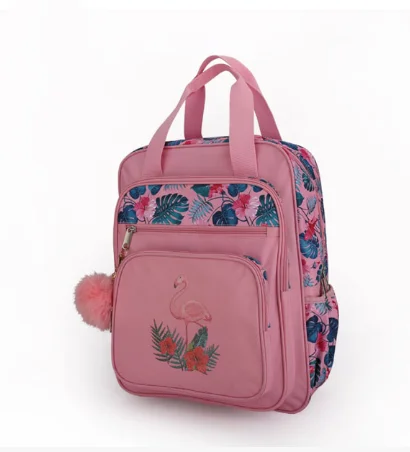 

Top Quality Pink Flamingo Children Backpacks School Bags Kids Backpack Girls Backpacks School Bags, Accept customized logo