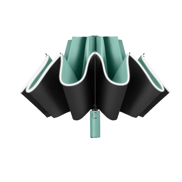 

New Professional Manufacture Cheap Wholesale Automatic Folding Umbrellas, Matcha green/dark green/pink/khaki/mo jade green/black/sky blue