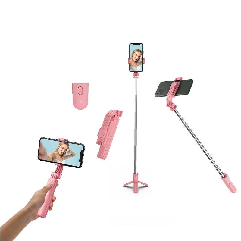 

Factory Supply Remote Shutter H8 3 in 1 Mobile Phone Selfie Stick
