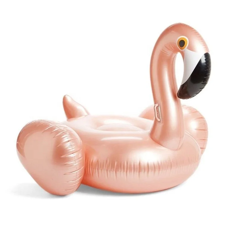 

water pool float swimming toy rose gold Inflatable flamingo float for adults & kids