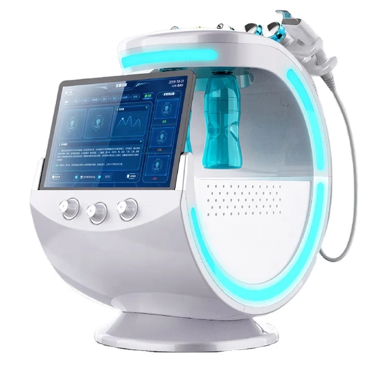 

Wholesale Aqua Peeling Microdermabrasion Oxygen Beauty Treatment Ultraschall Hydrodermabrasion Facial Machine, White+blue