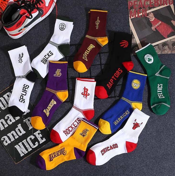 

Cotton sweat-absorbent basketball team socks men's sport socks, Colors