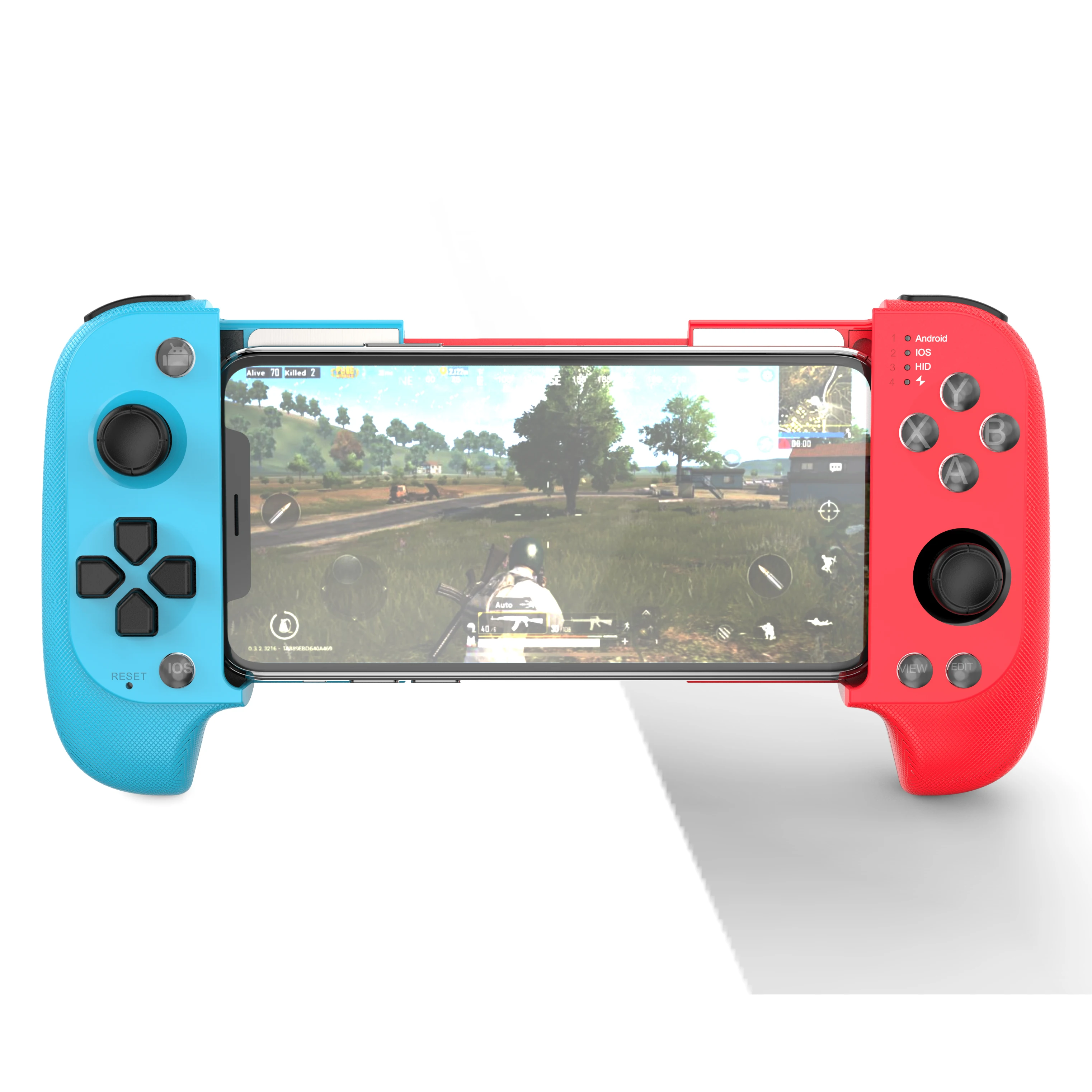 
Wireless Bluetooth Android IOS mobile game controller vertical screen game gamepad for PUBG joystick & game controller 