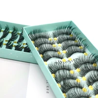 

Wholesale HandMade 3D Mink Eyelash 10pairs Fashion Natural False Eyelashes