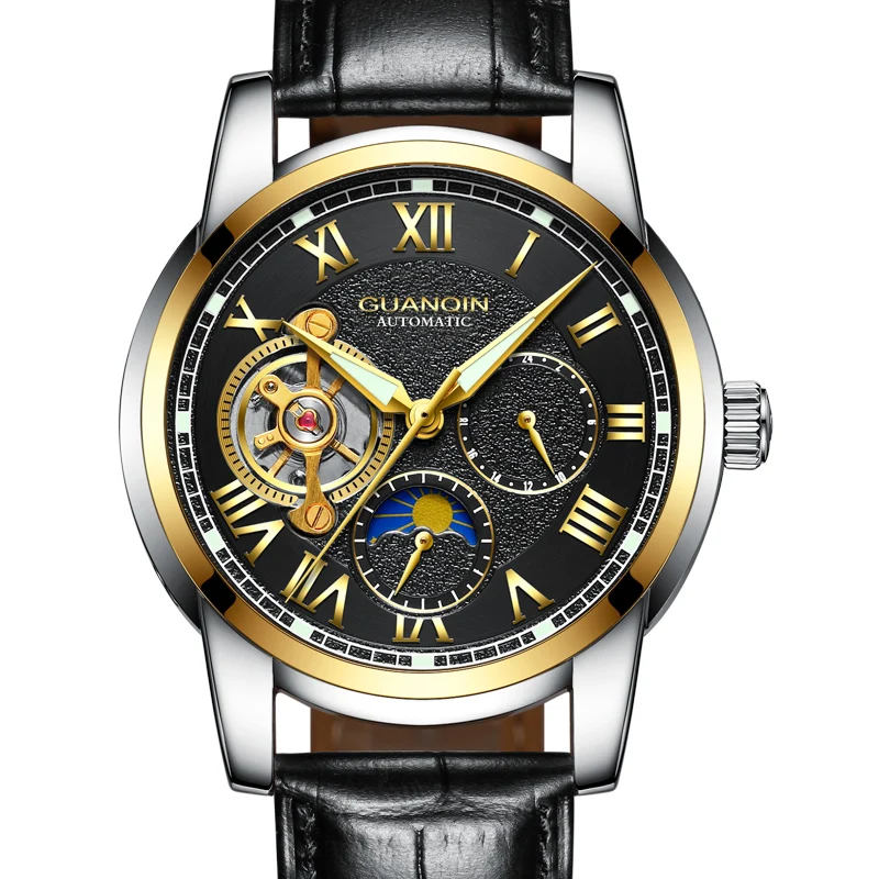 

Guanqin Watch Co Ltd Dual Time Watch Men Chronograph Watches