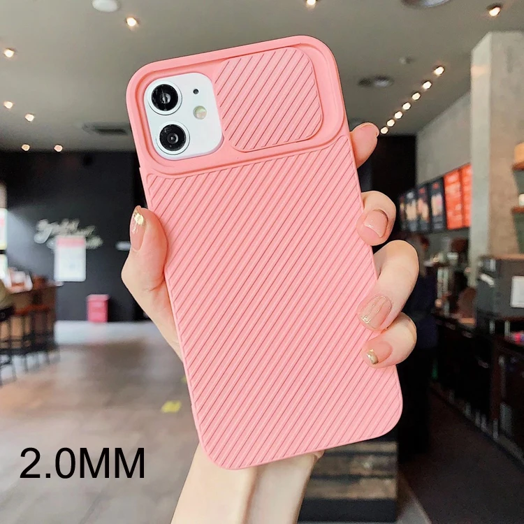 

Protective 2.0mm Thickness Camera Slide Window Design Shockproof Soft TPU Mobile Phone Back Cover Case For Samsung Galaxy J7, Original tpu color
