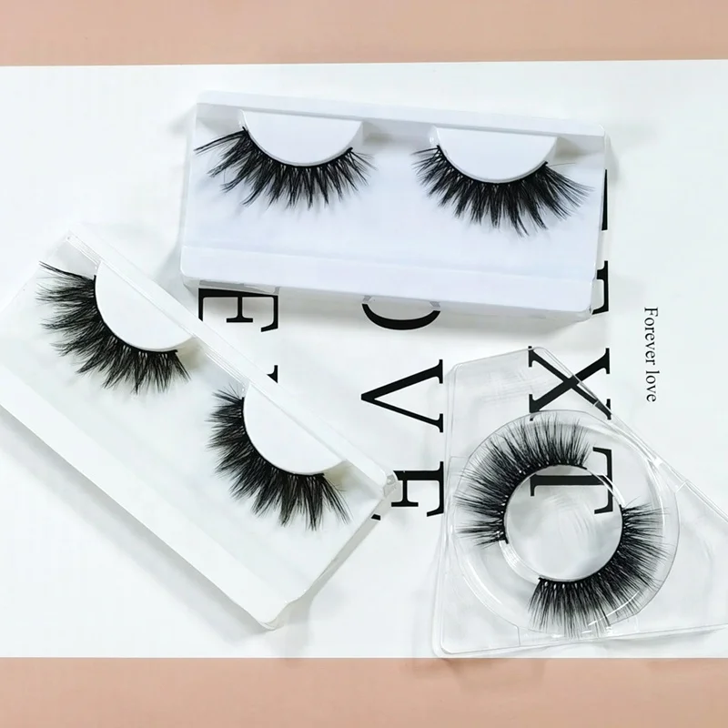 

Seamulan new Korea Silk 3D Faux Mink Eyelashes wholesale with OEM ODM