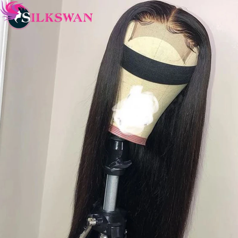 

Cuticle Aligned hair 4x4 swiss closure wig full density 200% human hair closure wigs