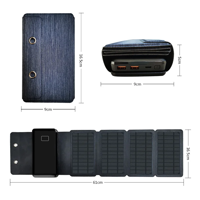 2020 Best Seller Solar Power Bank Dual USB wireless power bank 20000mah Waterproof Solar Charger - ANKUX.COM