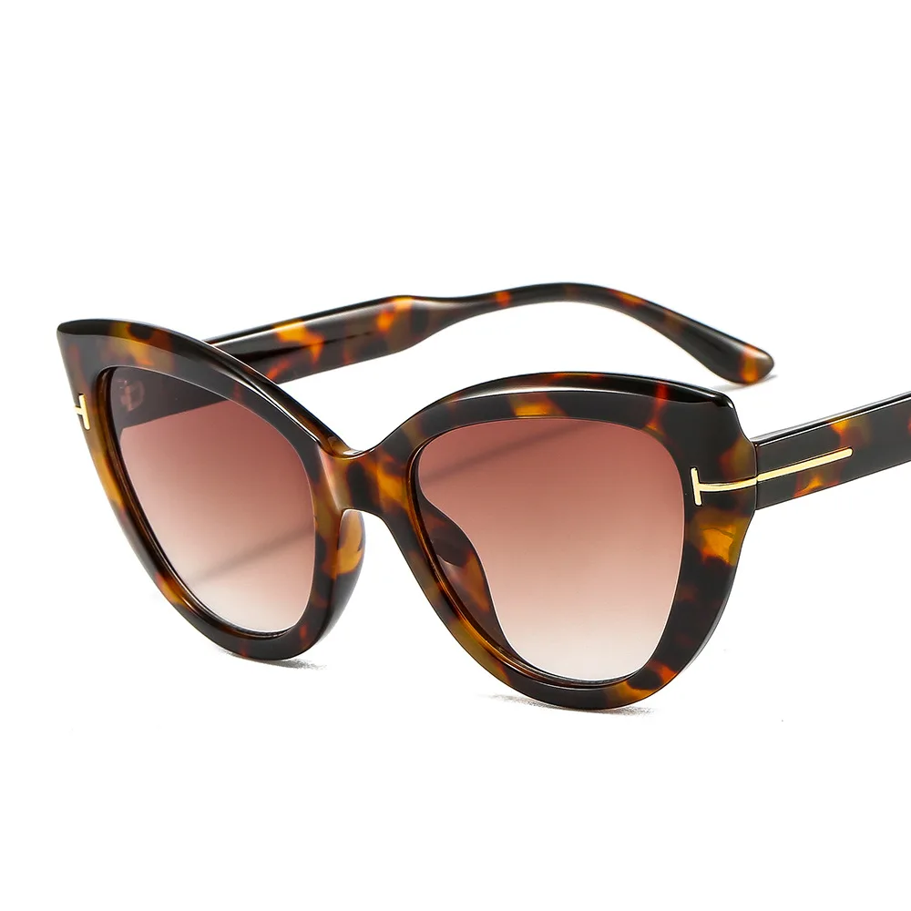 

2021 New Design Fashion Cat Eye Sun Glasses Custom logo UV400 Sunglasses oculos de sol Shades Oversize Gradient Sunglasses, Any colors