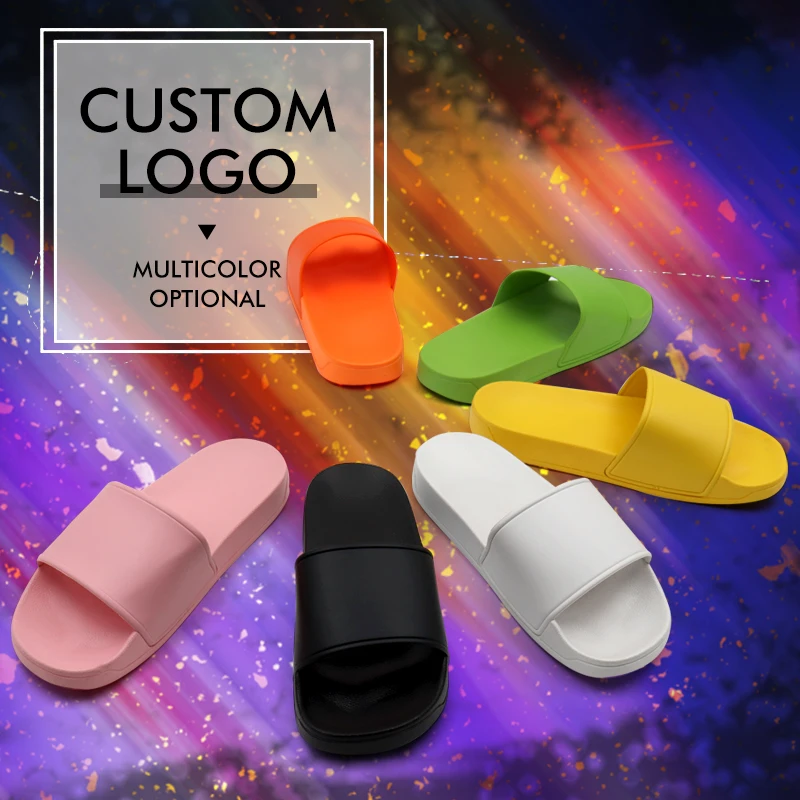 

chinelo masculino wholesale custom sublimation slide sandals slippers custom logo print slides footwear slippers for men, Customized color