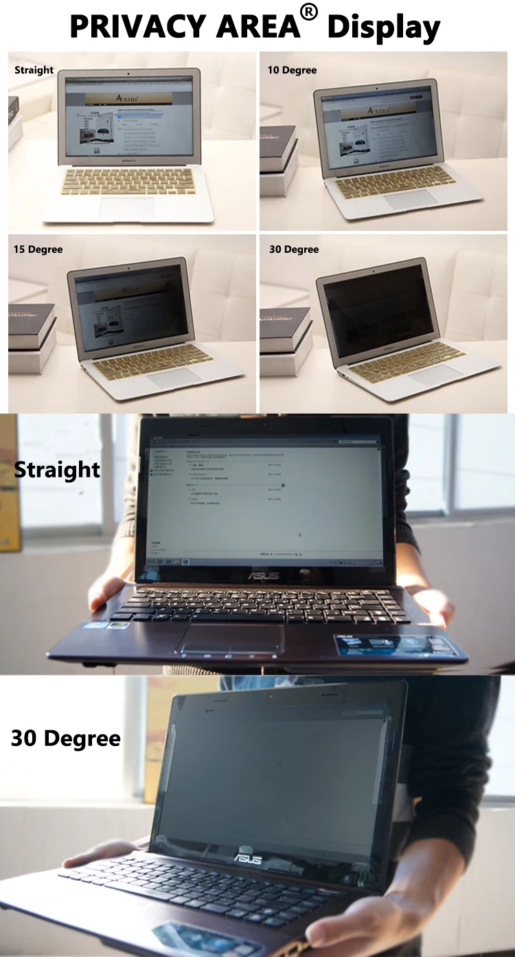 dell p2219h privacy screen