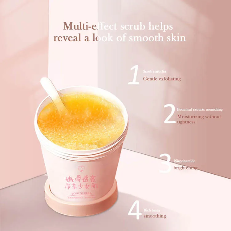 

Private Brand Pure Natural Plant Body Scrub Exfoliating Whitening Care Body Scrub