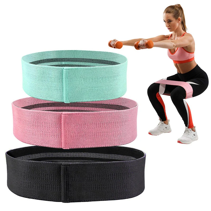 

Booty Band Fabric Resistance Bands - Non-Slip Design for Glute and Hip Exercise, 3 Resistance Levels Workout Bands for Fitness,, Customized