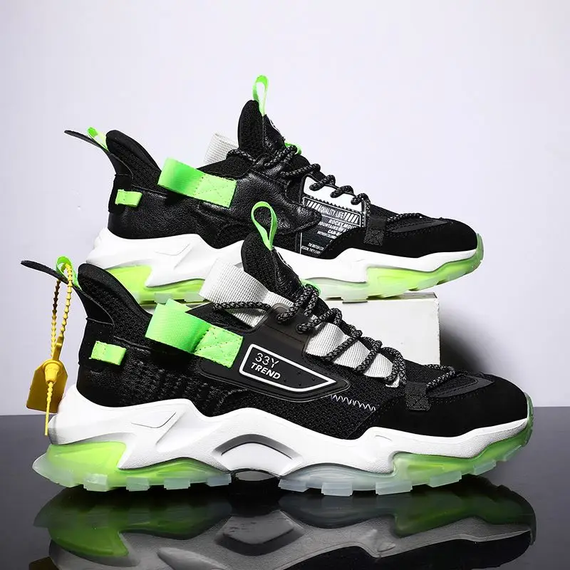 

2021 New Fashion Men Casual Shoes Breathable Light Male sport running Shoes Comfortable With Soft Sole sneakers Dropshipping