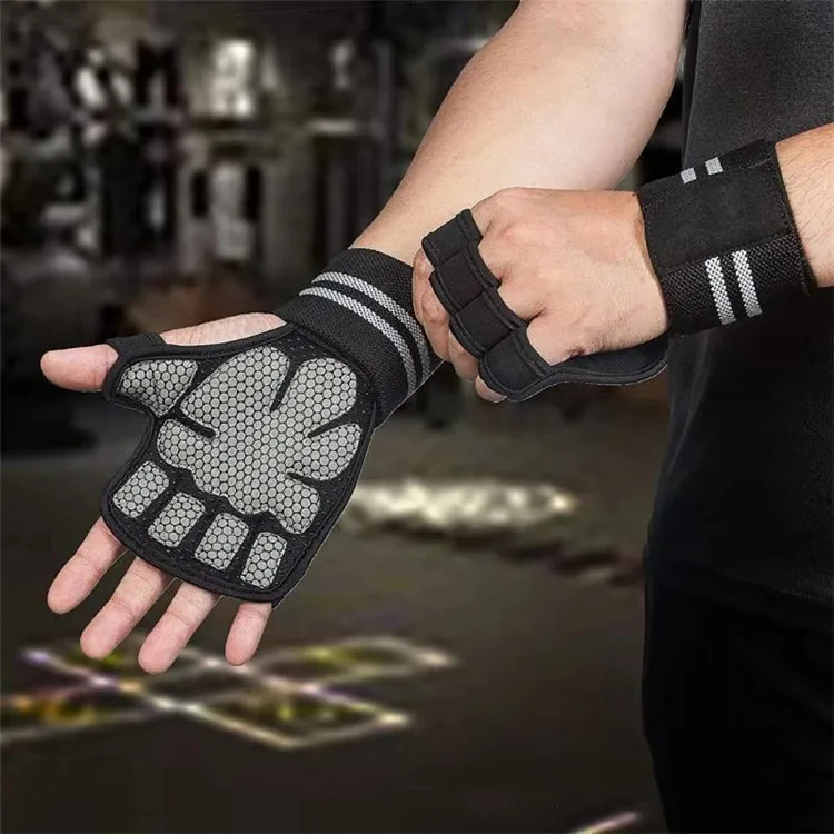 

Heavy Duty Custom Durable Fitness Weight Lifting Gloves for Training