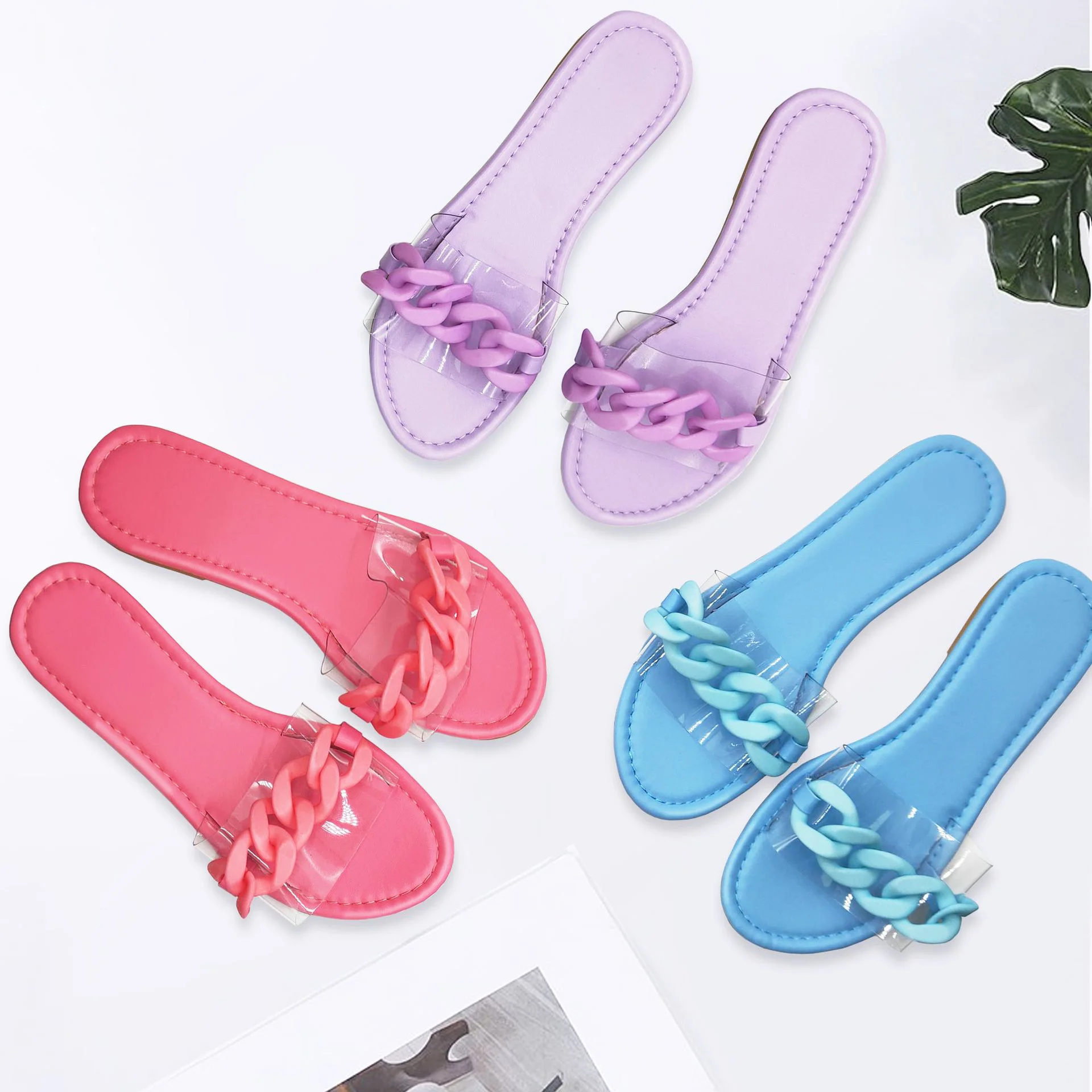 

2021 New womens sandals soft slides female sandals bling glitter trendy diamond rhinestone slippers summer ladies sandals