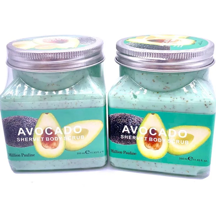 

Hot Sale natural body scrub skin care moisturizing exfoliating whitening sherbet body scrub