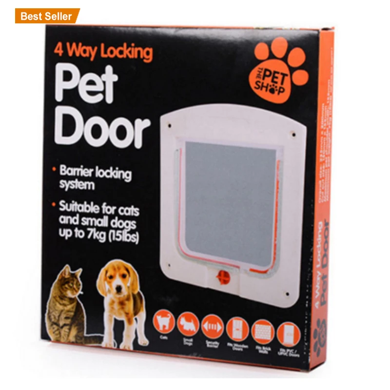 

Factory hot Pet door ,Dog and cat door /4 ways pet door /cat flap
