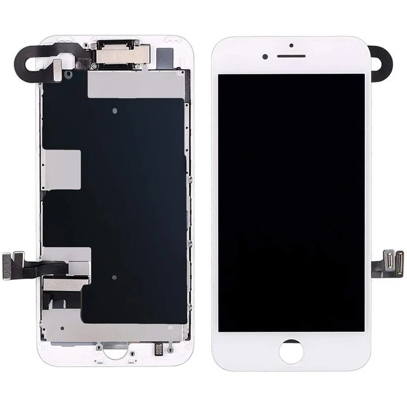 

High quality screen replacement spare parts 100% original mobile phone LCD screen for iPhone 8 plus, Black,white