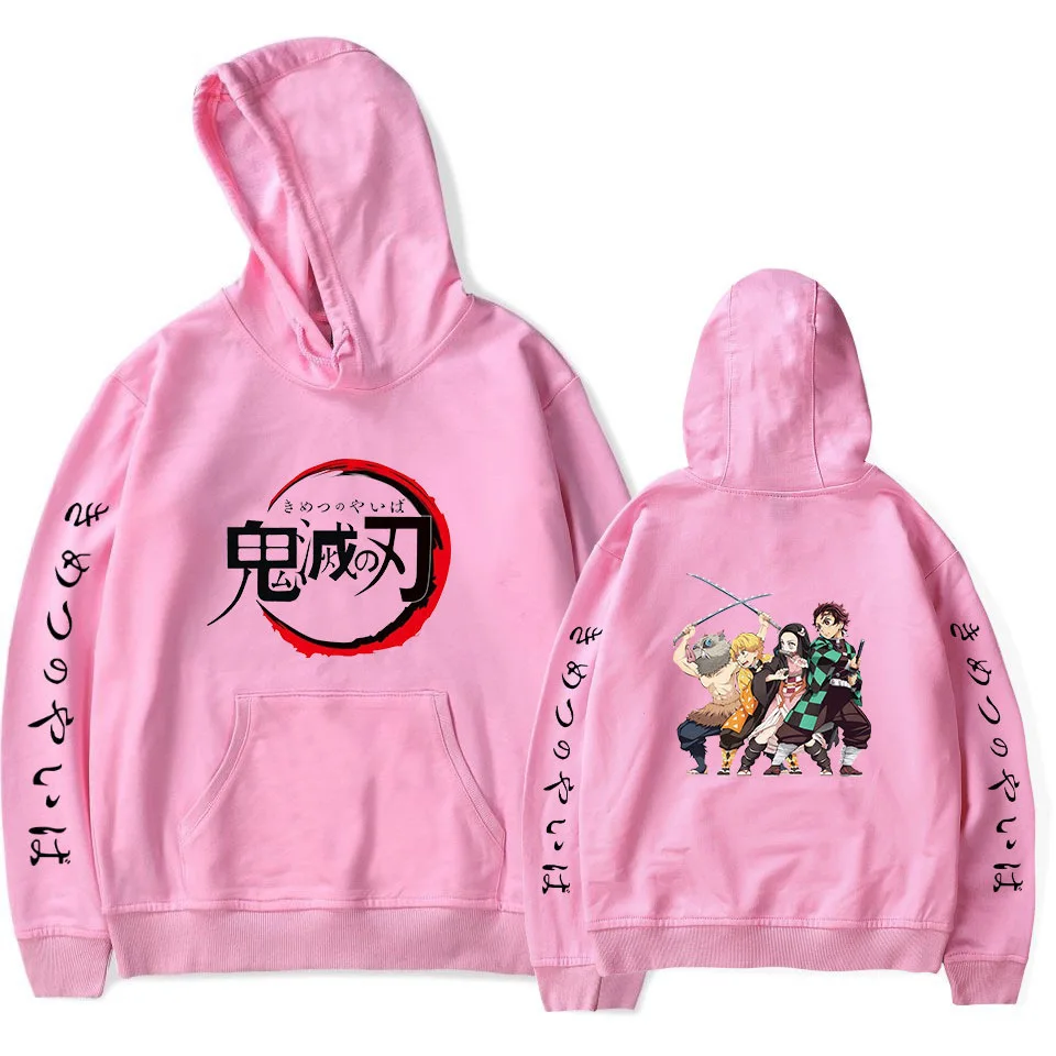 

2020 no minimum custom print japanese Demon Slayer style unisex anime hoodies