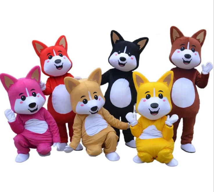 

Customized funny life size adult plush animal cartoon mascot costume uniform, Customized color