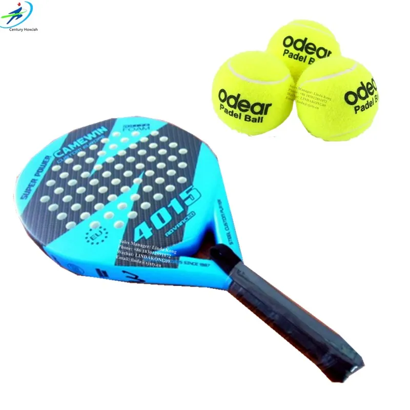 

Factory price Carbon Padel Racket high quality carbon fiber padel Rackets for tennis court, Black -white, blue-black or customized
