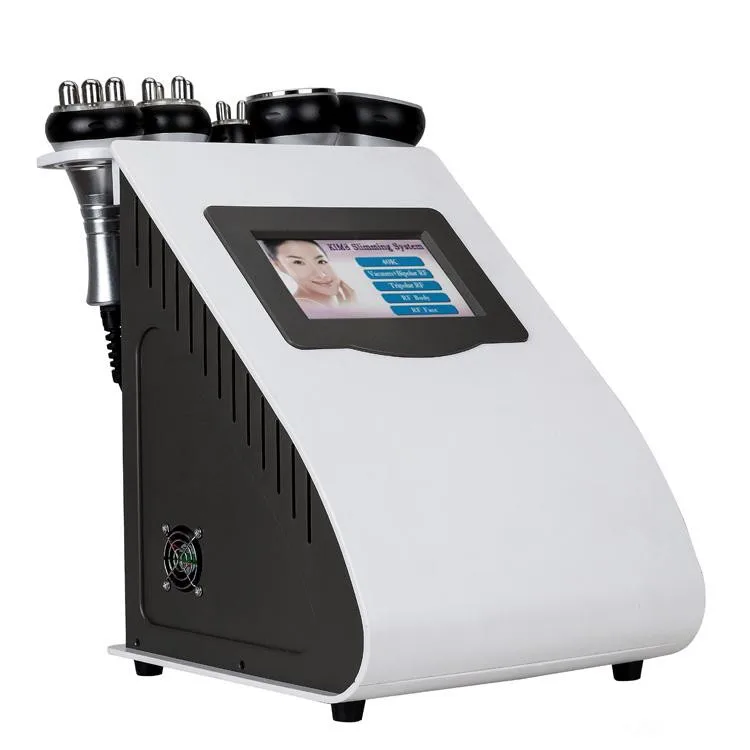 

5in1 Ultrasonic Liposuction 40K Cavitation Vacuum Multipolar bipolor RF laser Slimming RF Beauty 40k cavitation slimming machine
