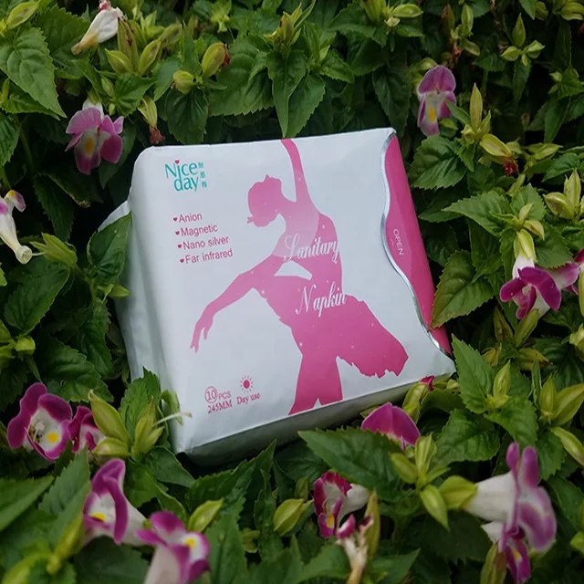 

Niceday Anion Chip Ladies Sanitary Pads Sanitary Pads Manufacturing China Pure Cotton Herbal Chip Super Absorbent Disposable