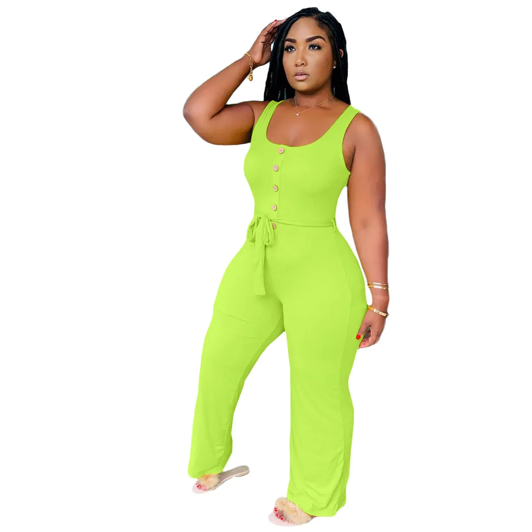 

New product ideas 2021 New Fashion Summer Woman One Piece Fat Plus Size Clothes Womens Casual Jumpsuits, Picture shows